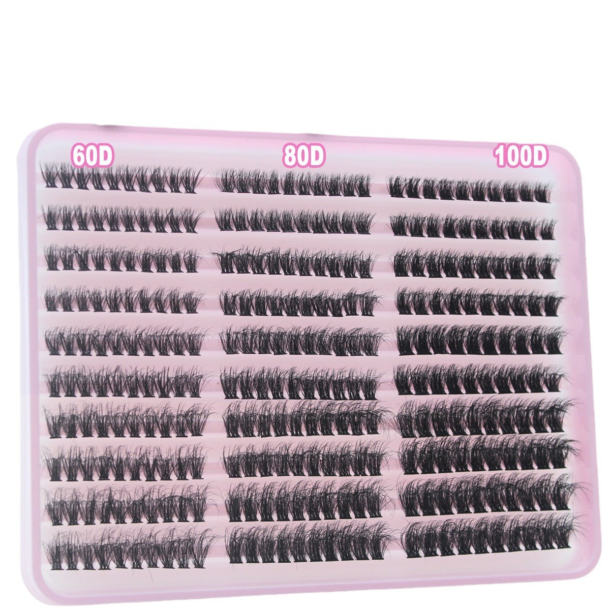 Large Capacity Hot Melt 60D80D100D Segmented False Eyelashes
