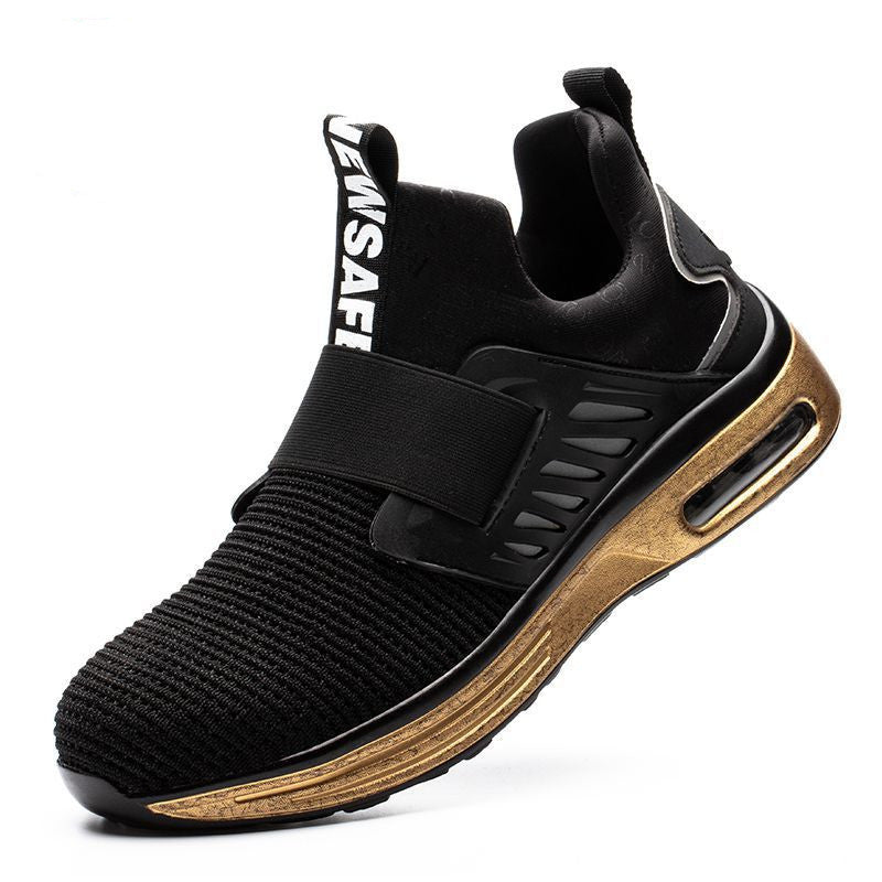 Steel Toe Wear-resistant Air Cushion Shock-absorbing Safety Work Shoes