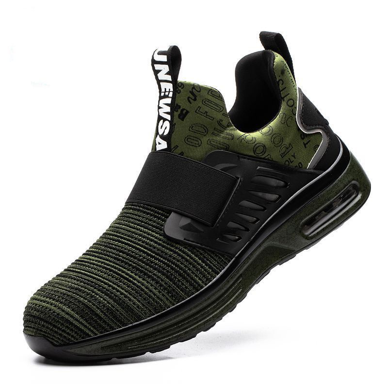Steel Toe Wear-resistant Air Cushion Shock-absorbing Safety Work Shoes