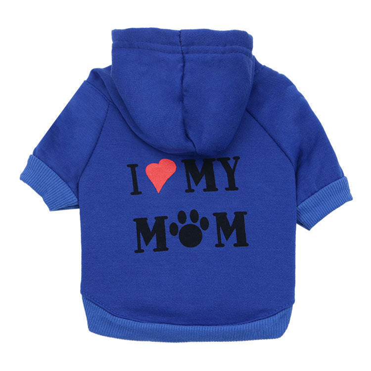 Dog Clothes Fleece Printed Mummy Pet Sweater