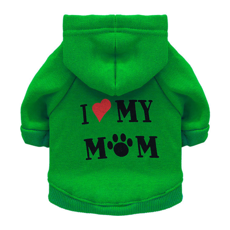 Dog Clothes Fleece Printed Mummy Pet Sweater