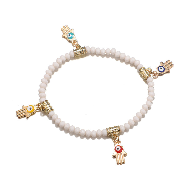 Fashion Bracelet Accessories Eyes Palms Love Beads