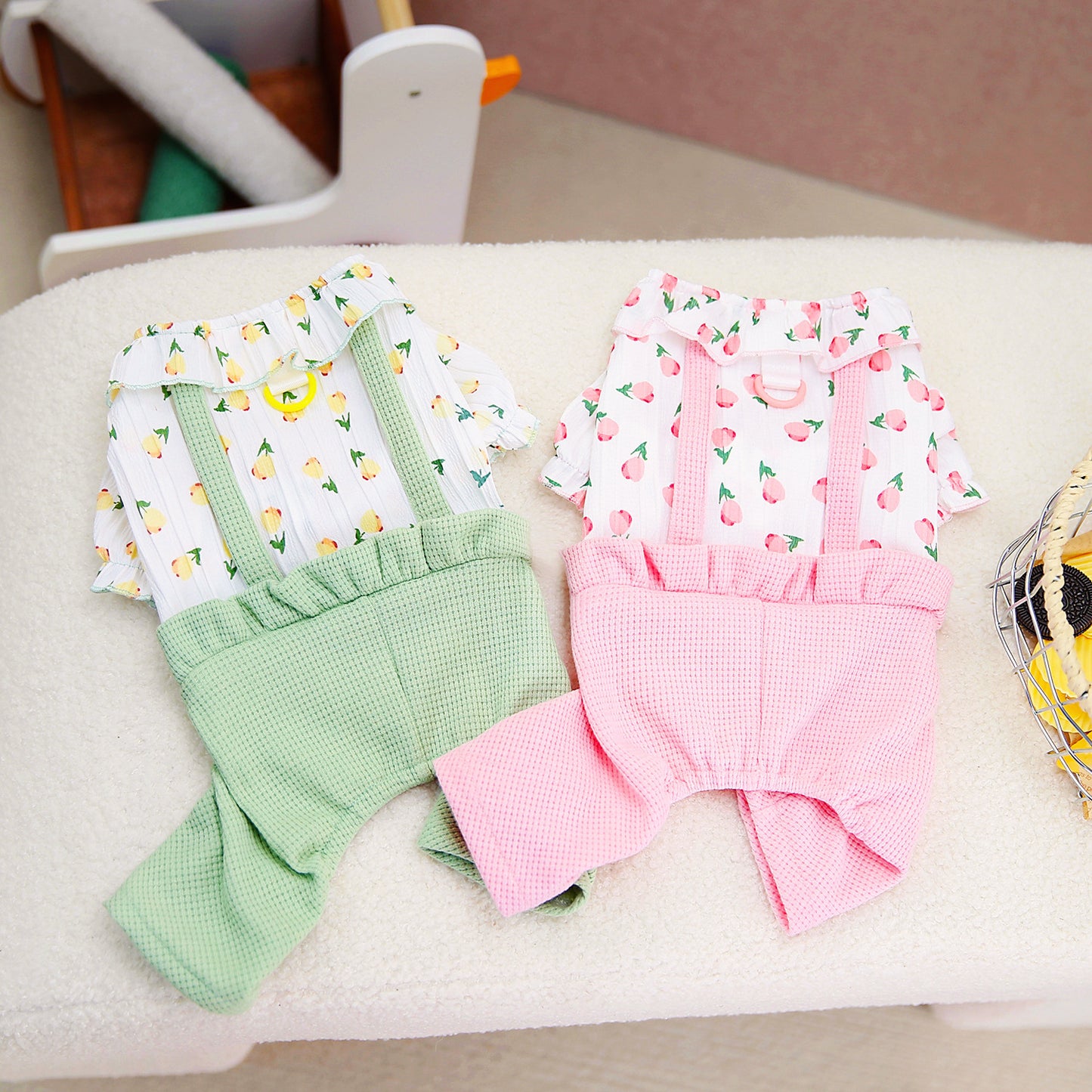 Fashion Personalized Floral Dog Clothes