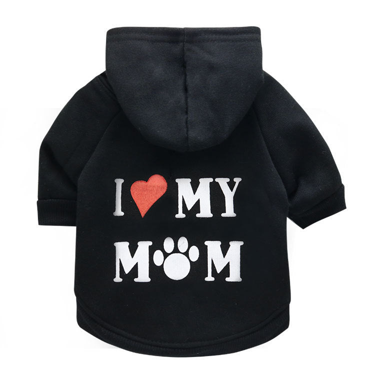 Dog Clothes Fleece Printed Mummy Pet Sweater