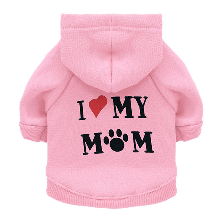 Dog Clothes Fleece Printed Mummy Pet Sweater