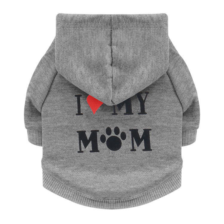 Dog Clothes Fleece Printed Mummy Pet Sweater