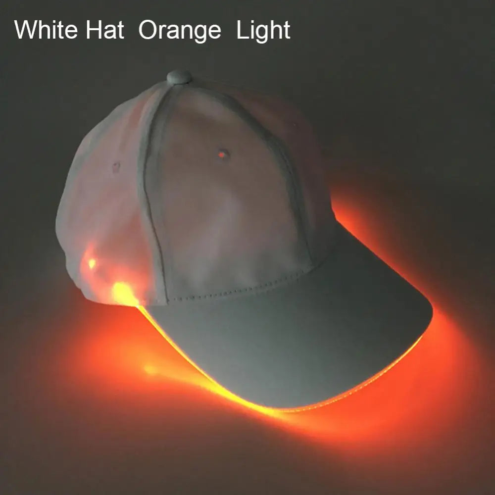 LED Up Baseball Caps Hip Hop Luminous Hat Christmas Party Peaked Cap Glowing Hat Might Club Bar Party Sport Women Men Visors