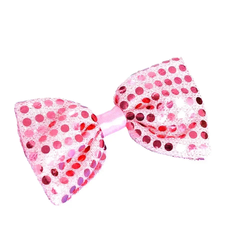 Woman Men Kids LED Light Up Sequin Fedora Jazz Hat Cap Gift Necktie Tie Neon Glow Party Bar Birthday Costume  Wedding Festival