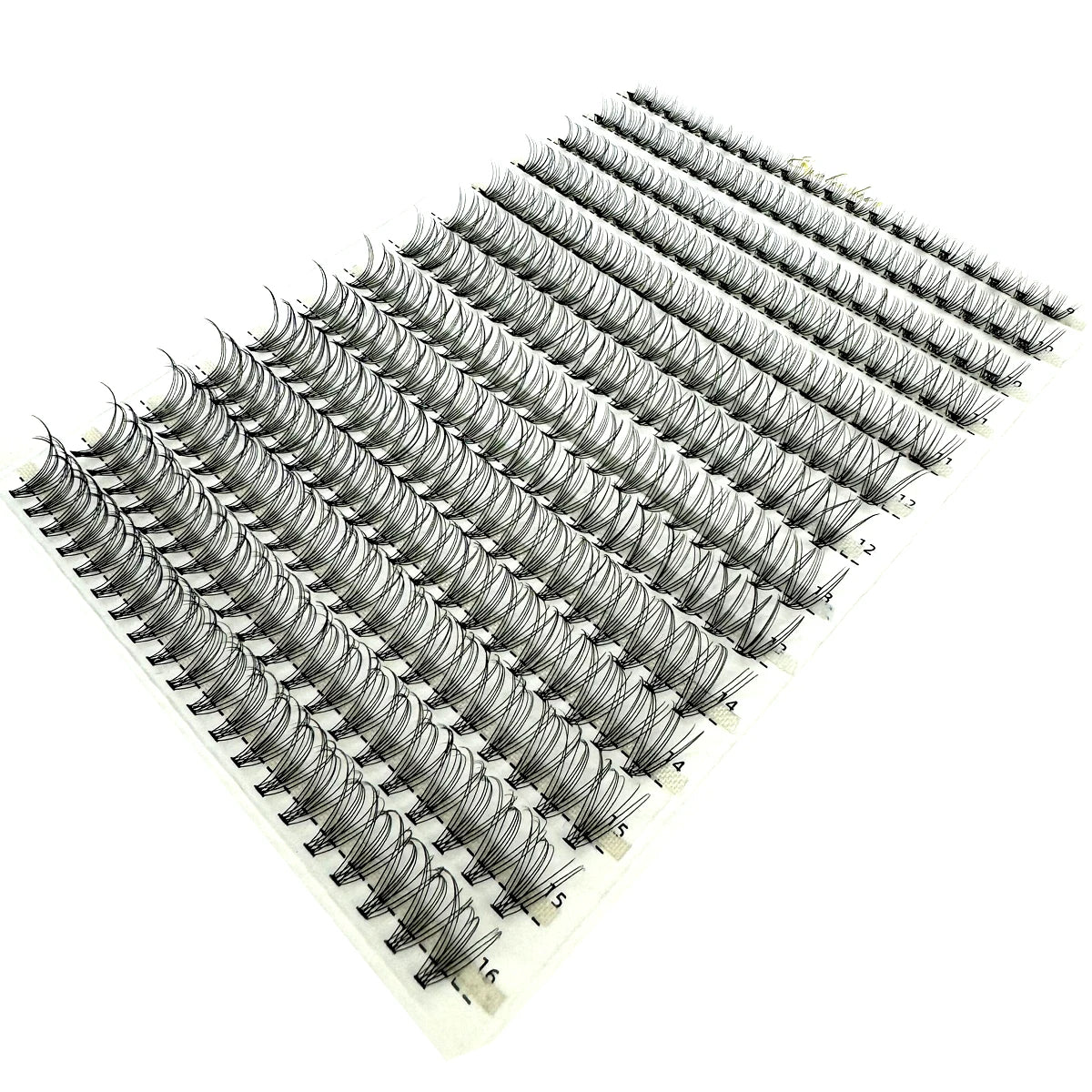 HBZGTLAD 100/280 clusters 30D 40D 60D 80D 100D D Curl Individual Lashes Extensions Natural Soft DIY False Eyelashes For Makeup