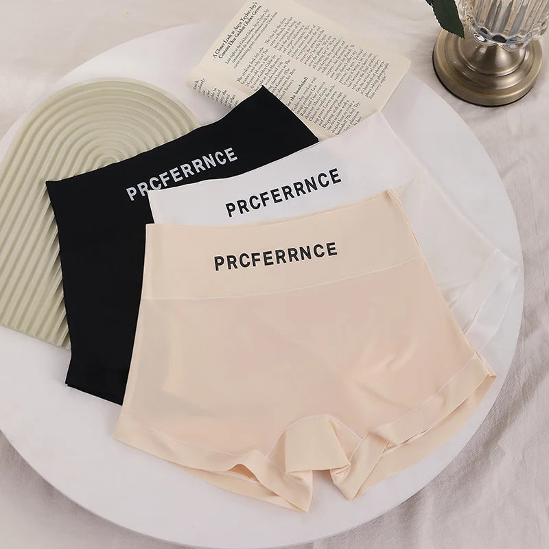 Plus Size Shorts Shorts Under the Skirt Ice Silk Safety Short Pants Women Seamless Panties Women's Boxer Underwear Summer Female
