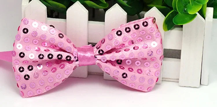 Fashion Boy Girl Men Woman Sequin Hat Bow Tie Gloves Cowboy Birthday Party Cap Jazz Dance Show Props Costume  Wedding Festival