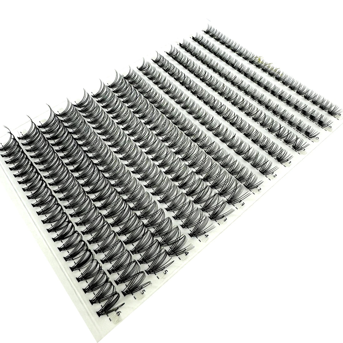 HBZGTLAD 100/280 clusters 30D 40D 60D 80D 100D D Curl Individual Lashes Extensions Natural Soft DIY False Eyelashes For Makeup