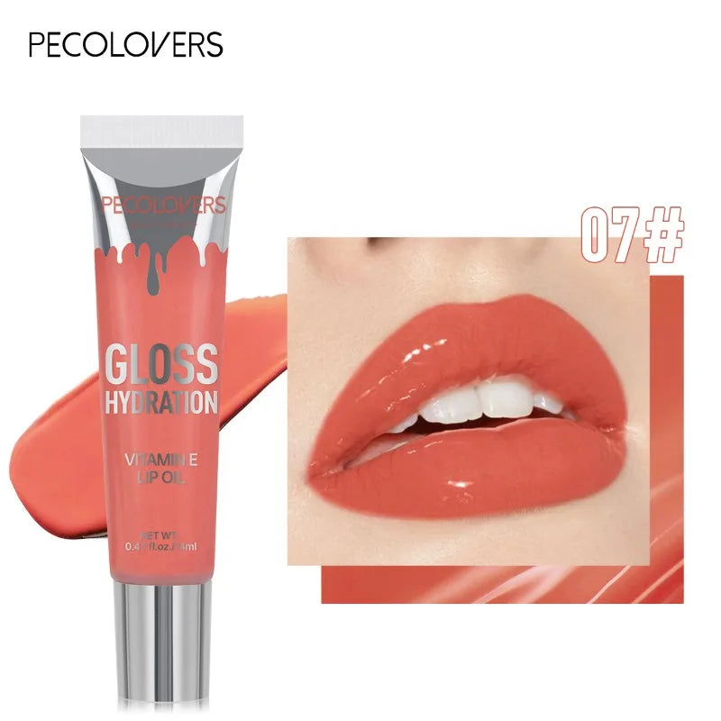 Tube Eight-color Lip Oil Moisturizing Long-lasting Natural Colored Lip Balm Lip Gloss Lip Oil Lip Cosmetics Lip Gloss Tubes