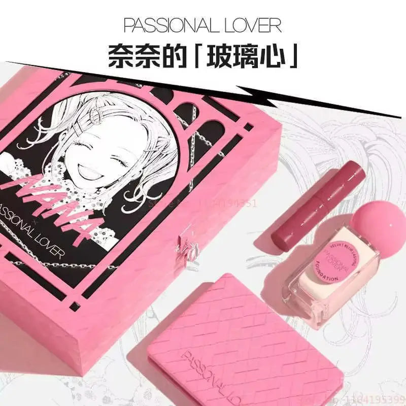 In StockAnime Nana Joint Name Makeup Gift Box Hot Girl Lipstick Foundation Eyeshadow Palette Set Sexy Long Lasting Cosmetic Gift