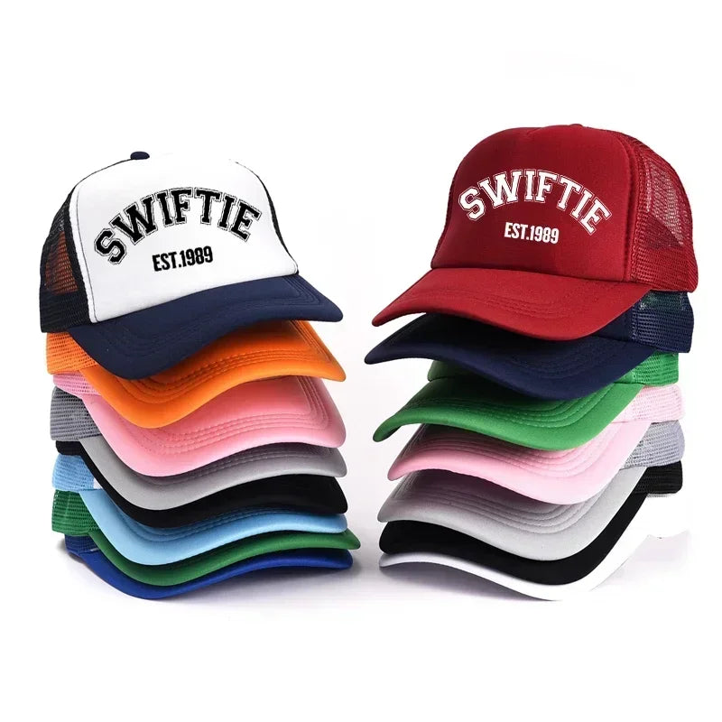 Wholesale Hot Selling 1989 Print Dad Hat Men Fashion Baseball Caps Retro Trucker  Hat Unisex Gifts Mesh Cap From Fans Party Hat