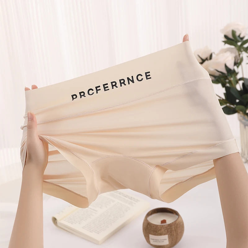 Plus Size Shorts Shorts Under the Skirt Ice Silk Safety Short Pants Women Seamless Panties Women's Boxer Underwear Summer Female