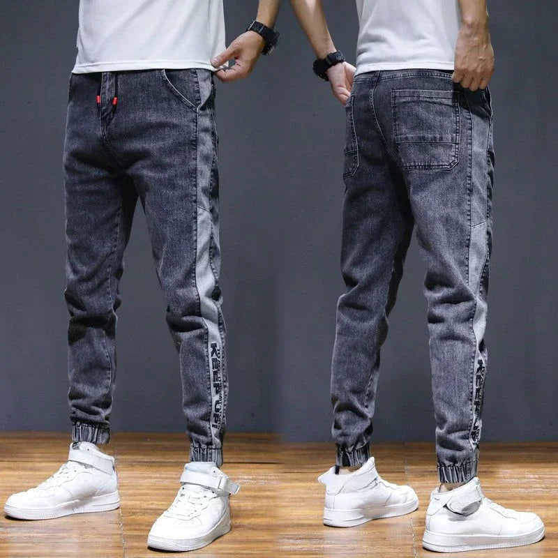 Harem Men's Jeans Trousers Spring Autumn with Pockets Male Cowboy Pants Original High Quality Cotton Y2k Vintage Wide Leg Y 2k