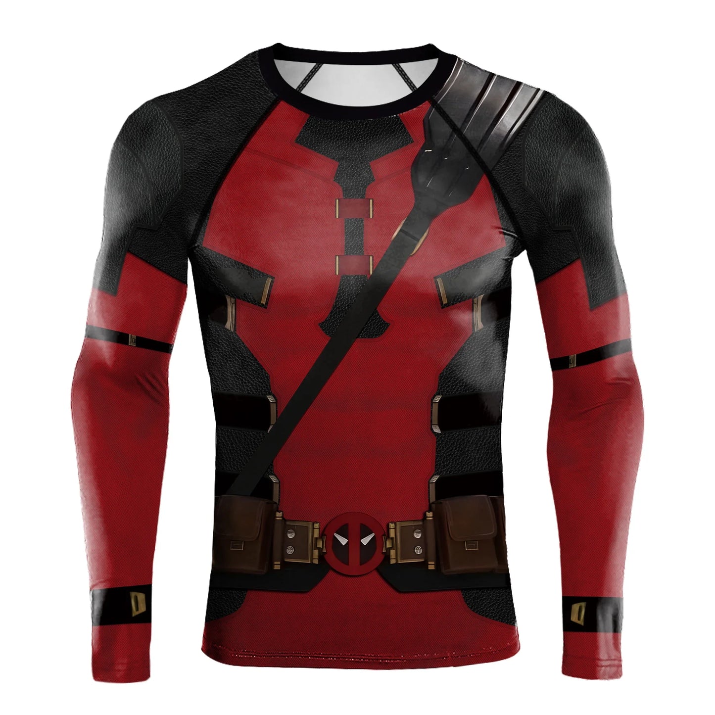 Wolverine T-Shirt Deadpool Shirt Men Tanks Halloween Cosplay Costume Hero Long Sleeved Tees Tanks Men Top Carnival Party Outfit