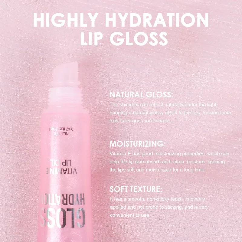 Tube Eight-color Lip Oil Moisturizing Long-lasting Natural Colored Lip Balm Lip Gloss Lip Oil Lip Cosmetics Lip Gloss Tubes