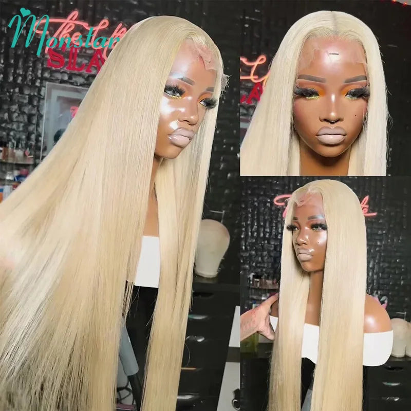 13x6 HD Transparent Grey Lace Front Wigs Human Hair Grey Bob Wig Brazilian Bone Straight 613 Blonde Lace Frontal Human Hair Wigs