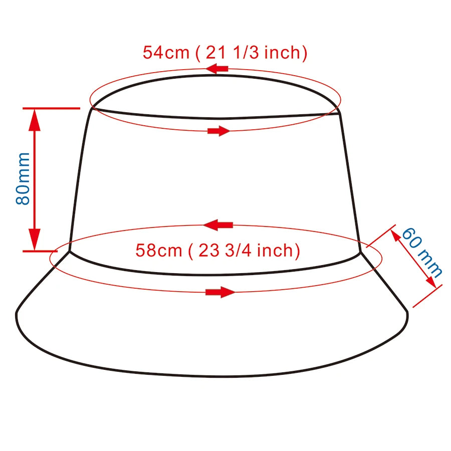 custom text French bob bucket hat non-reversible cotton Printed Summer Hat Women Men Panama Bucket hat Fisherman Sun Hat vest