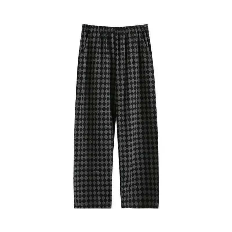 Trousers For Men Loose Cotton Wide Straight Baggy Autumn Winter Casual Pants Man Mens Clothing Luxury Y2k Harajuku Fashion Sale