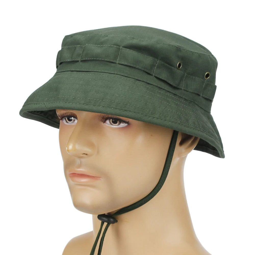 Camouflage Boonie Hat Outdoor Hiking Fishing Hunting Camo Bucket Hat Packable Travel Summer Beach Hat For Women And Men