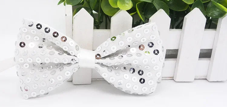 Fashion Boy Girl Men Woman Sequin Hat Bow Tie Gloves Cowboy Birthday Party Cap Jazz Dance Show Props Costume  Wedding Festival
