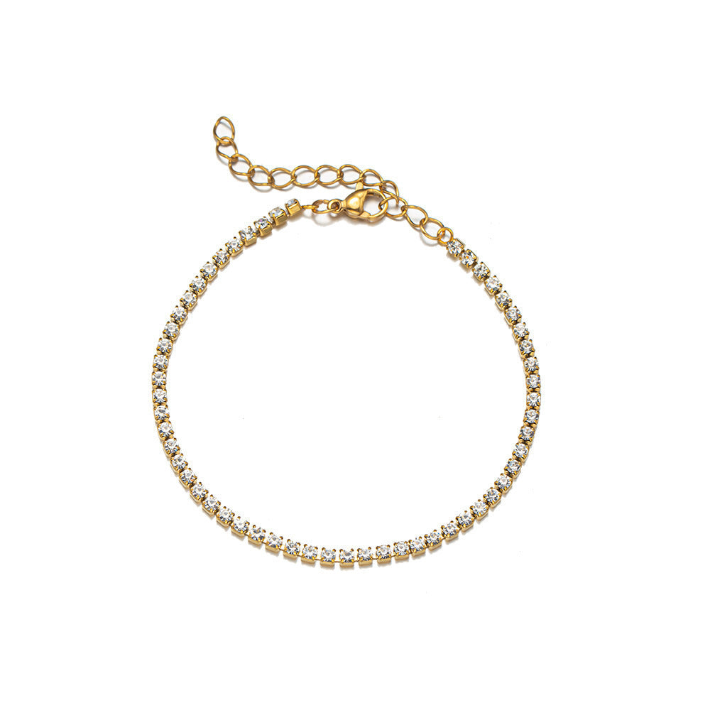 Multi-row Fully Paved Micro-pave Zircon Jewelry Bracelets